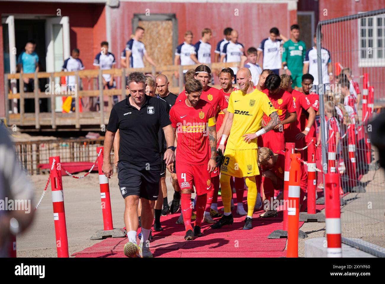 Aarhus, Danemark. 31 août 2024. Match de Superliga entre AGF et FC Nordsjaelland au Ceres Park à Aarhus samedi 31 août 2024. (Photo : Bo Amstrup/Scanpix 2024) crédit : Ritzau/Alamy Live News Banque D'Images