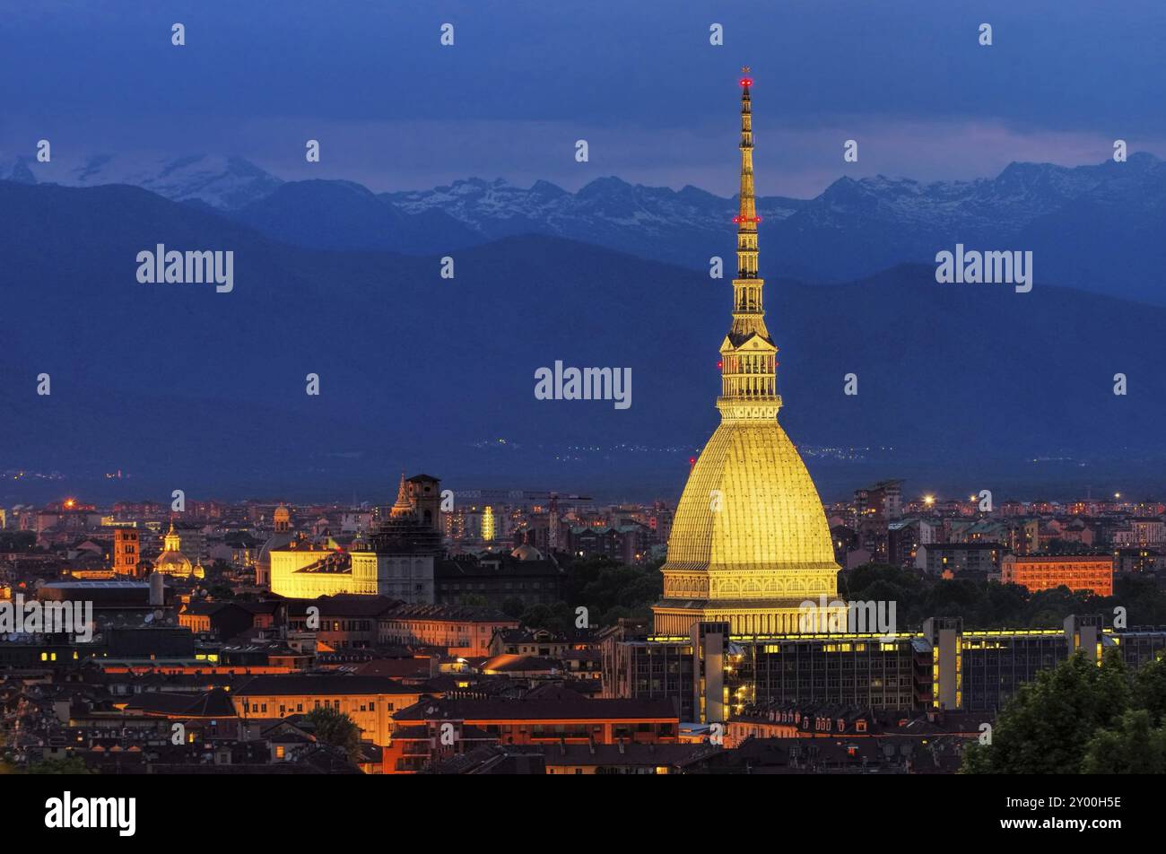 Mole Antonelliana Turin 02 Banque D'Images