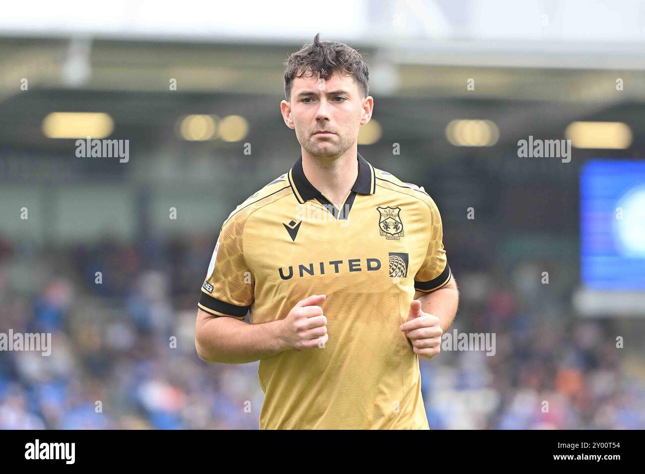 Peterborough, le 31 août 2024. Tom OConnor (6 Wrexham) lors du match de Sky Bet League 1 entre Peterborough et Wrexham à London Road, Peterborough le samedi 31 août 2024. (Photo : Kevin Hodgson | mi News) crédit : MI News & Sport /Alamy Live News Banque D'Images