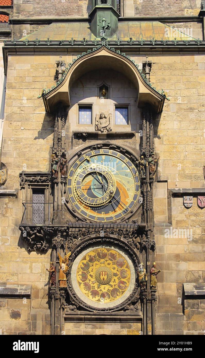 Horloge de Prague, horloge de la tour de Prague 02 Banque D'Images