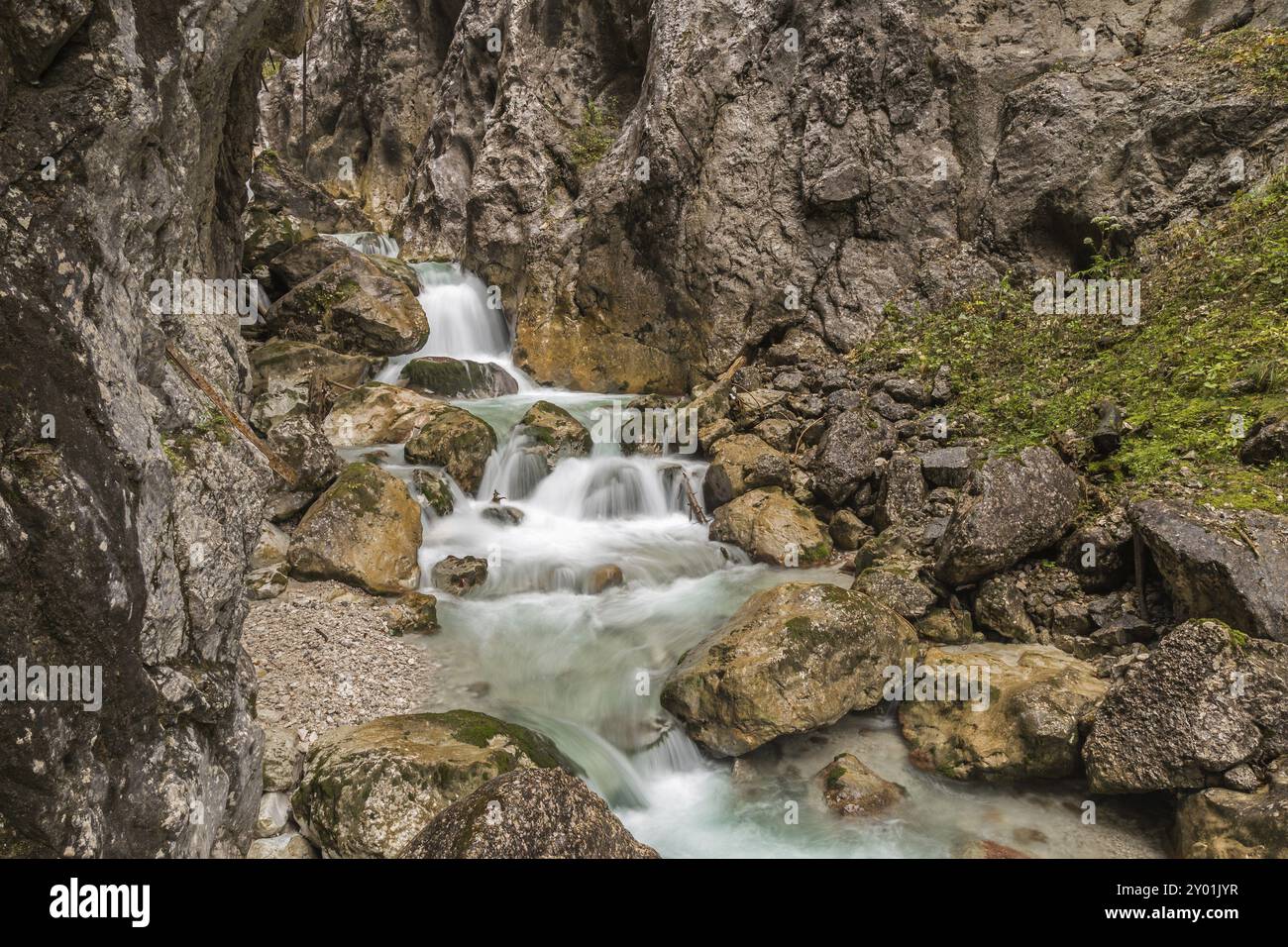 Gorge Hoellental près de Grainau, Garmisch-Partenkirchen Banque D'Images