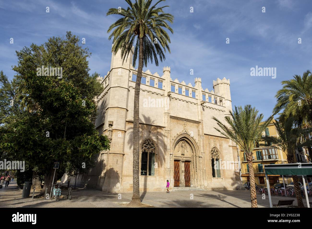 Lonja de Palma de Mallorca, sa Llotja, antigua sede del Colegio de Mercaderes, Monumento historico-artistico, construida por Guillem Sagrera entre 142 Banque D'Images