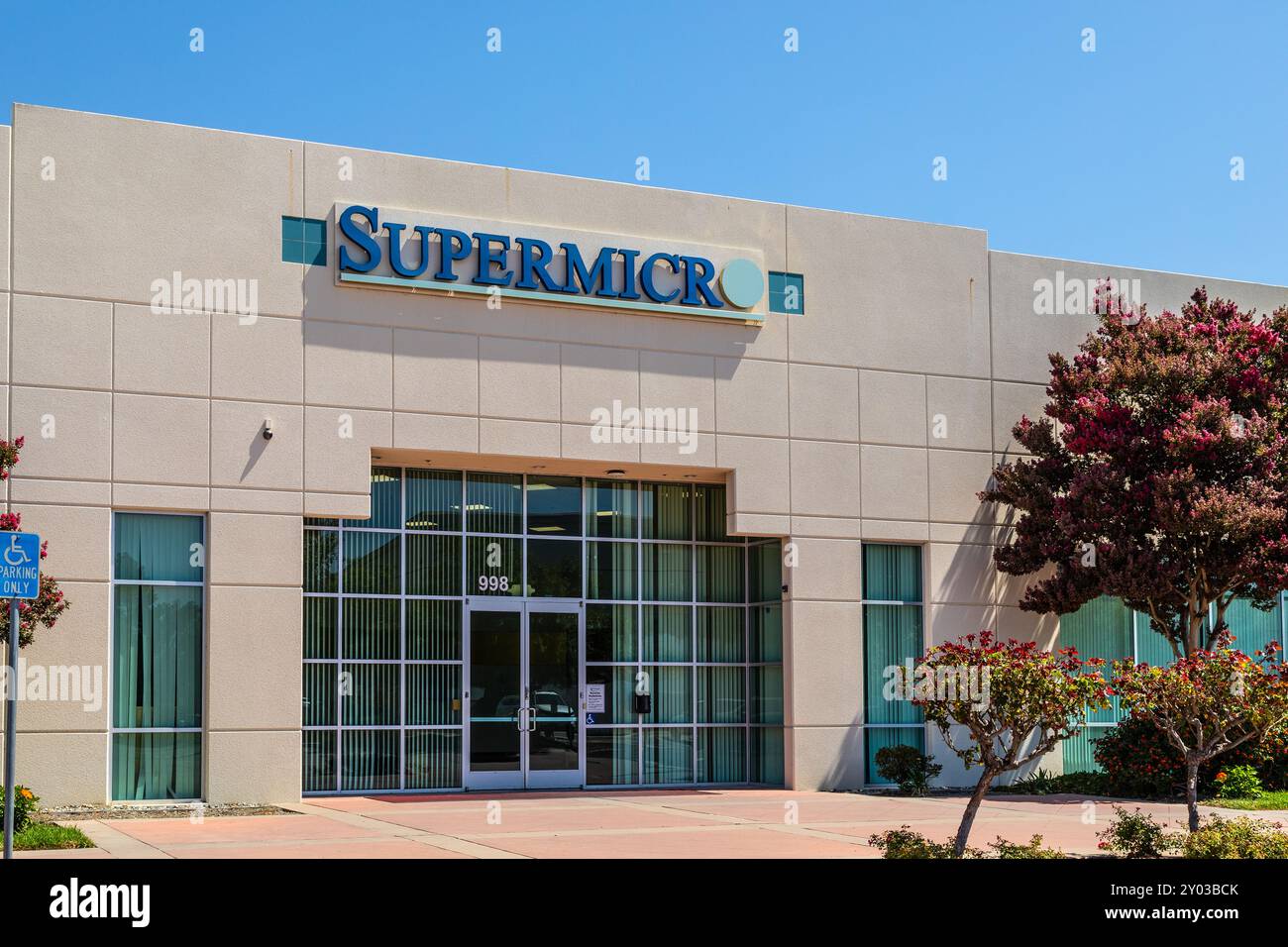 Supermicro Computer à San Jose Californie États-Unis Silicon Valley Banque D'Images