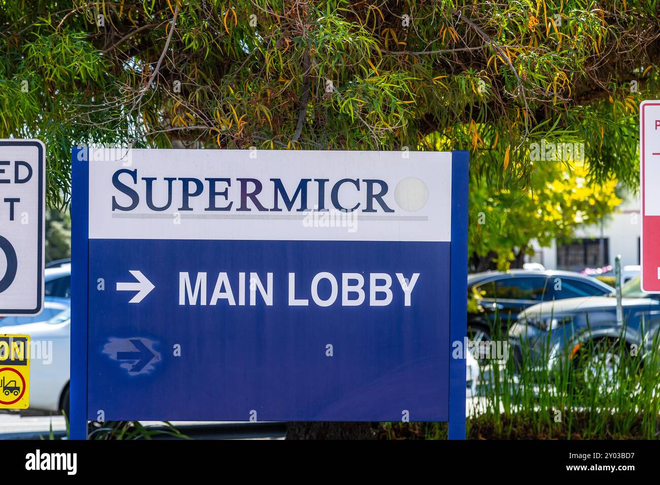Supermicro Computer à San Jose Californie États-Unis Silicon Valley Banque D'Images