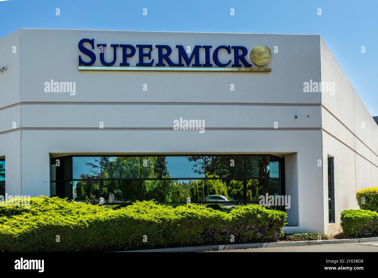 Supermicro Computer à San Jose Californie États-Unis Silicon Valley Banque D'Images