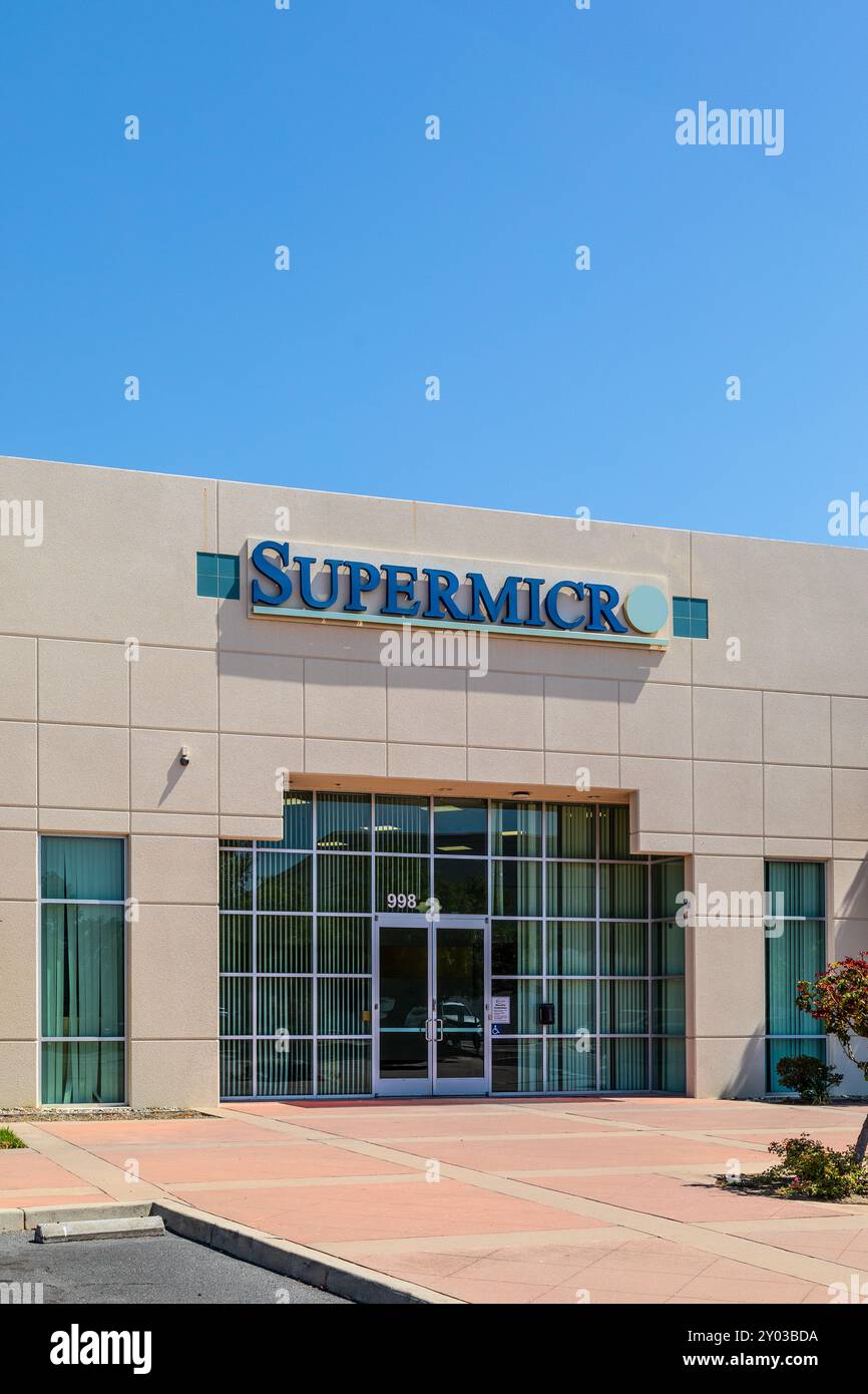Supermicro Computer à San Jose Californie États-Unis Silicon Valley Banque D'Images