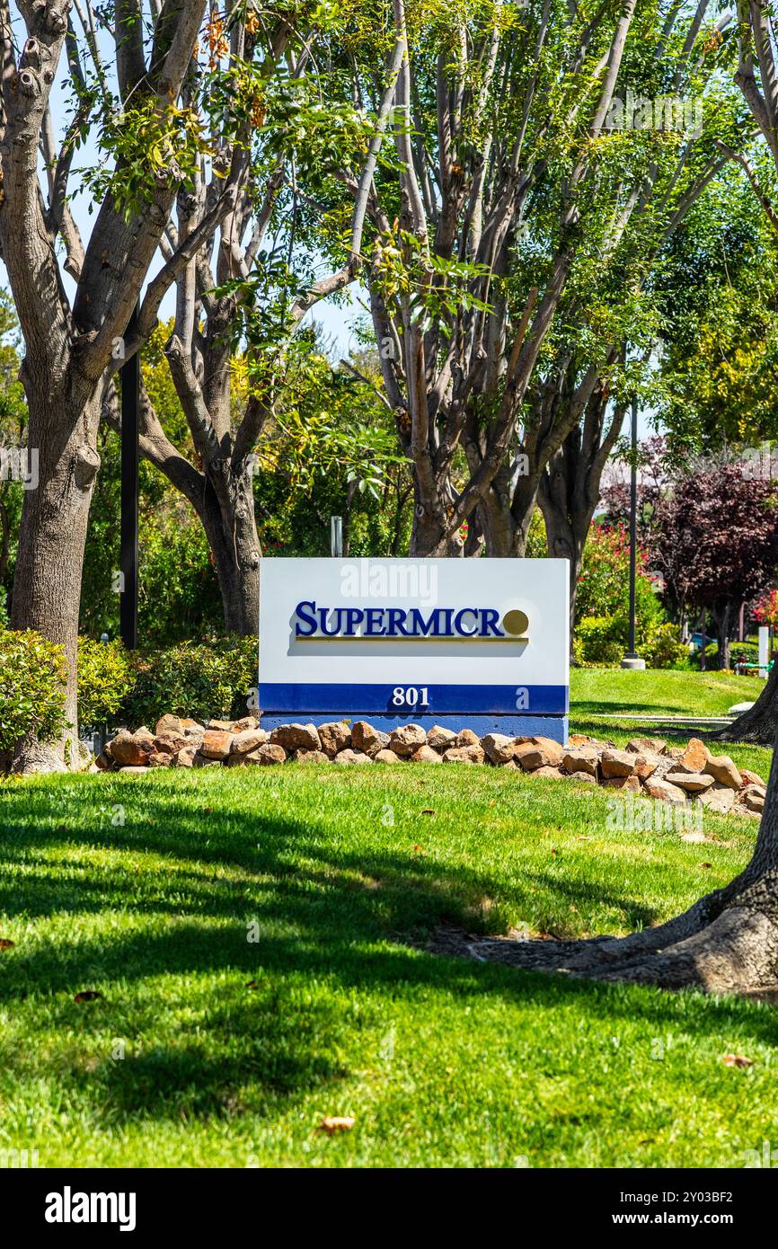 Supermicro Computer à San Jose Californie États-Unis Silicon Valley Banque D'Images