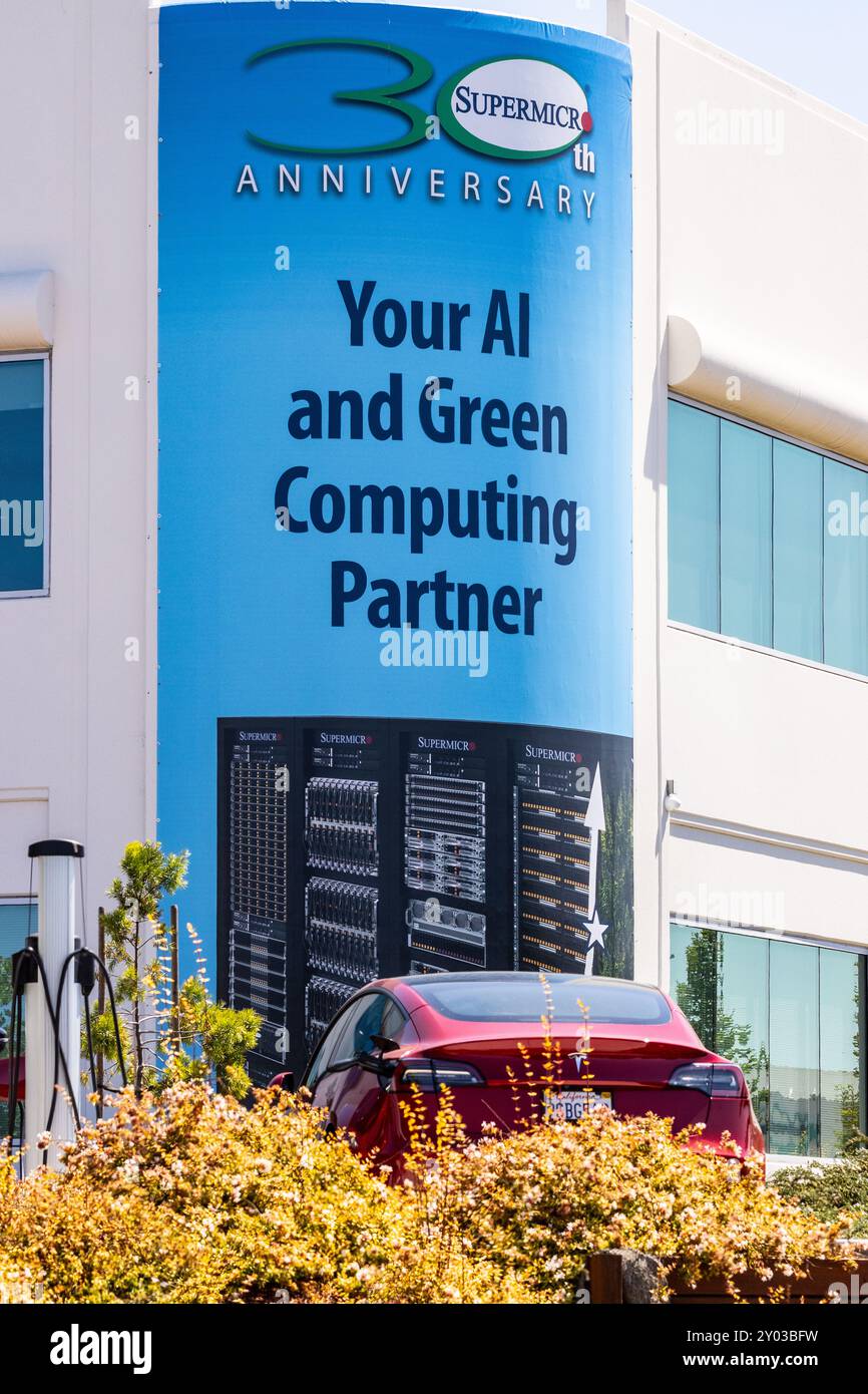 Supermicro Computer à San Jose Californie États-Unis Silicon Valley Banque D'Images