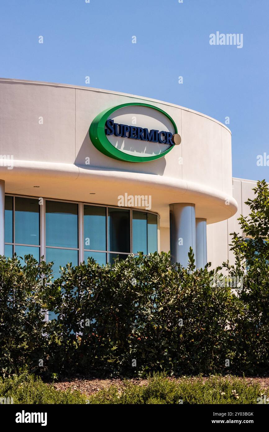 Supermicro Computer à San Jose Californie États-Unis Silicon Valley Banque D'Images