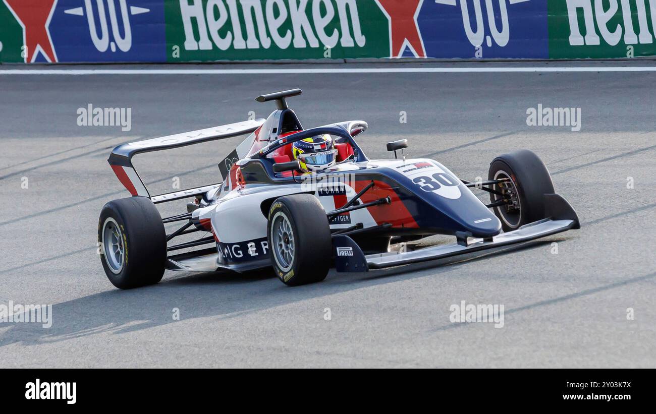 Zandvoort, Niederlande. 23 août 2024. Nerea Marti (ESP, Campos Racing), 23.08.2024, Zandvoort (Niederlande), Sport automobile, Großer Preis der Niederlande 2024, F1 Academy crédit : dpa/Alamy Live News Banque D'Images