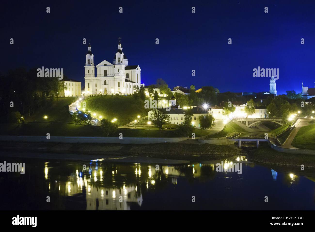 La cathédrale de l'Assomption (Uspensky) à Vitebsk, Biélorussie, Europe Banque D'Images