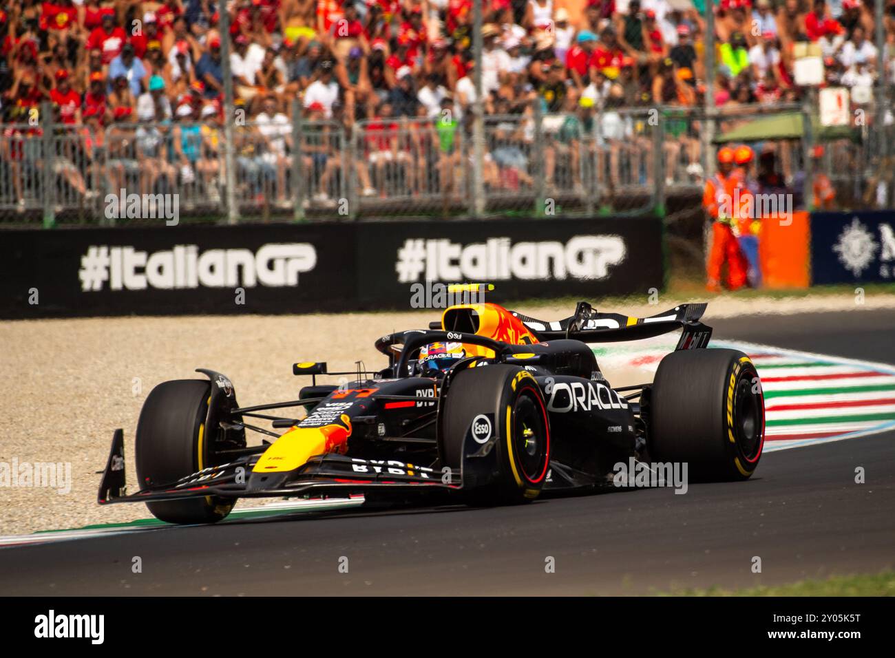 Monza, Italie - 21 Jul 2024:, #11 Sergio Perez (MEX, Red Bull Racing), samedi essais libres avant les qualifications pour le GP d'Italie de F1 Banque D'Images