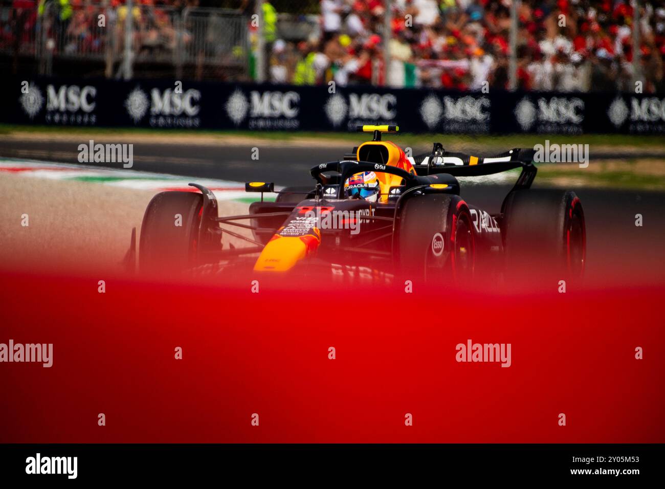 Monza, Italie - 21 Jul 2024:, #11 Sergio Perez (MEX, Red Bull Racing), samedi essais libres avant les qualifications pour le GP d'Italie de F1 Banque D'Images
