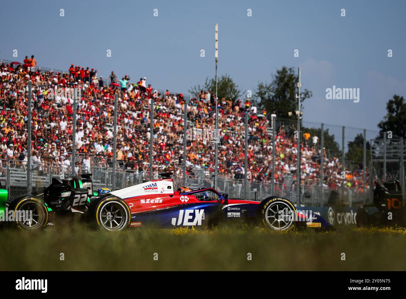 22 VERSCHOOR Richard (nld), Trident, Dallara F2 2024, action lors de la 11ème manche du Championnat FIA de formule 2 2024 du 30 août au 1er septembre 2024 sur l'Autodromo Nazionale Monza, à Monza, Italie - photo Xavi Bonilla / DPPI Banque D'Images