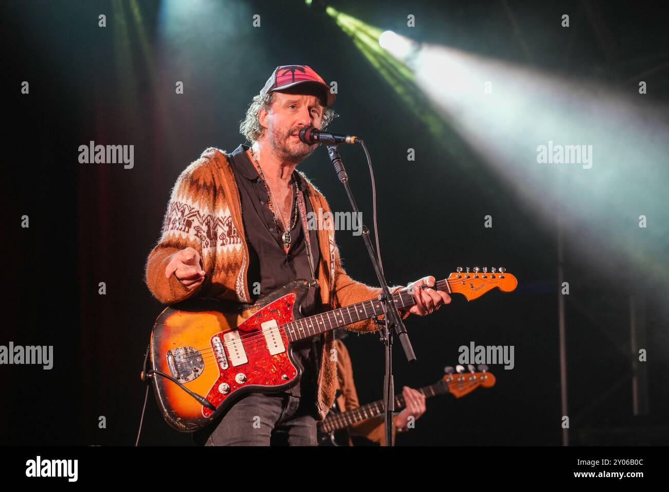 Dorset, Royaume-Uni. Samedi 31 août 2024. Phosphorescent se produisant au festival End of the Road de 2024 au Larmer Tree Gardens dans le Dorset. Date de la photo : samedi 31 août 2024. Le crédit photo devrait se lire : Richard Gray/Alamy Live News Banque D'Images