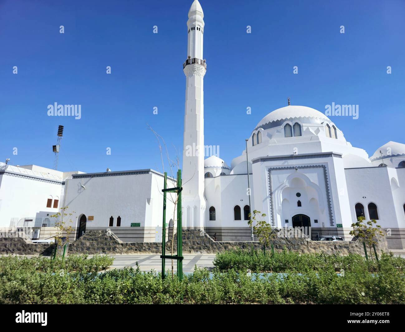 Médine, Arabie Saoudite, juin 27 2024 : mosquée du vendredi Al Jumah Jum'ah, Masjid Al Wadi ou Bani Salim, où le prophète Mohamed Peace Be upon Him a exécuté le Banque D'Images