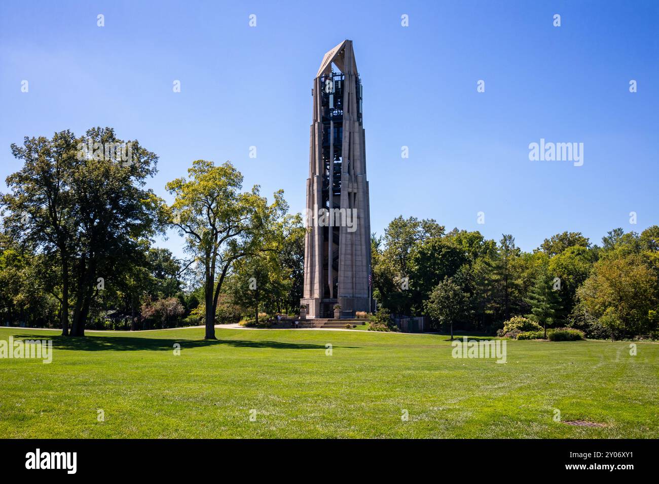 Moser Tower à Naperville, Illinois États-Unis Banque D'Images