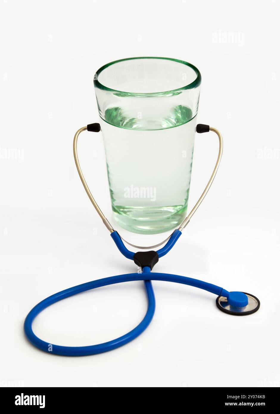 Examen de l'eau potable Banque D'Images