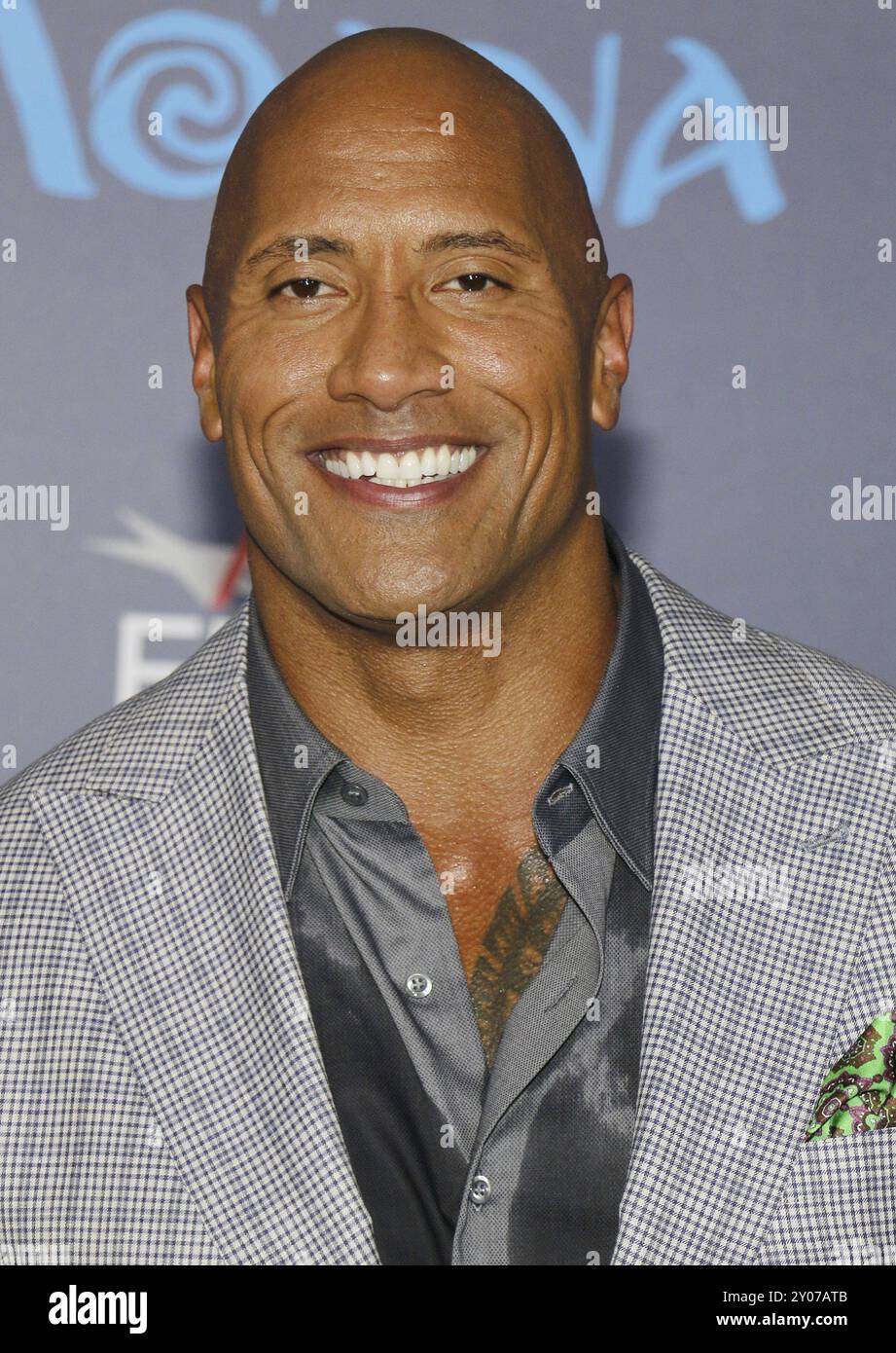 Dwayne Johnson à l'AFI FEST 2016 première de 'Moana' au El Capitan Theatre à Hollywood, États-Unis le 14 novembre 2016 Banque D'Images