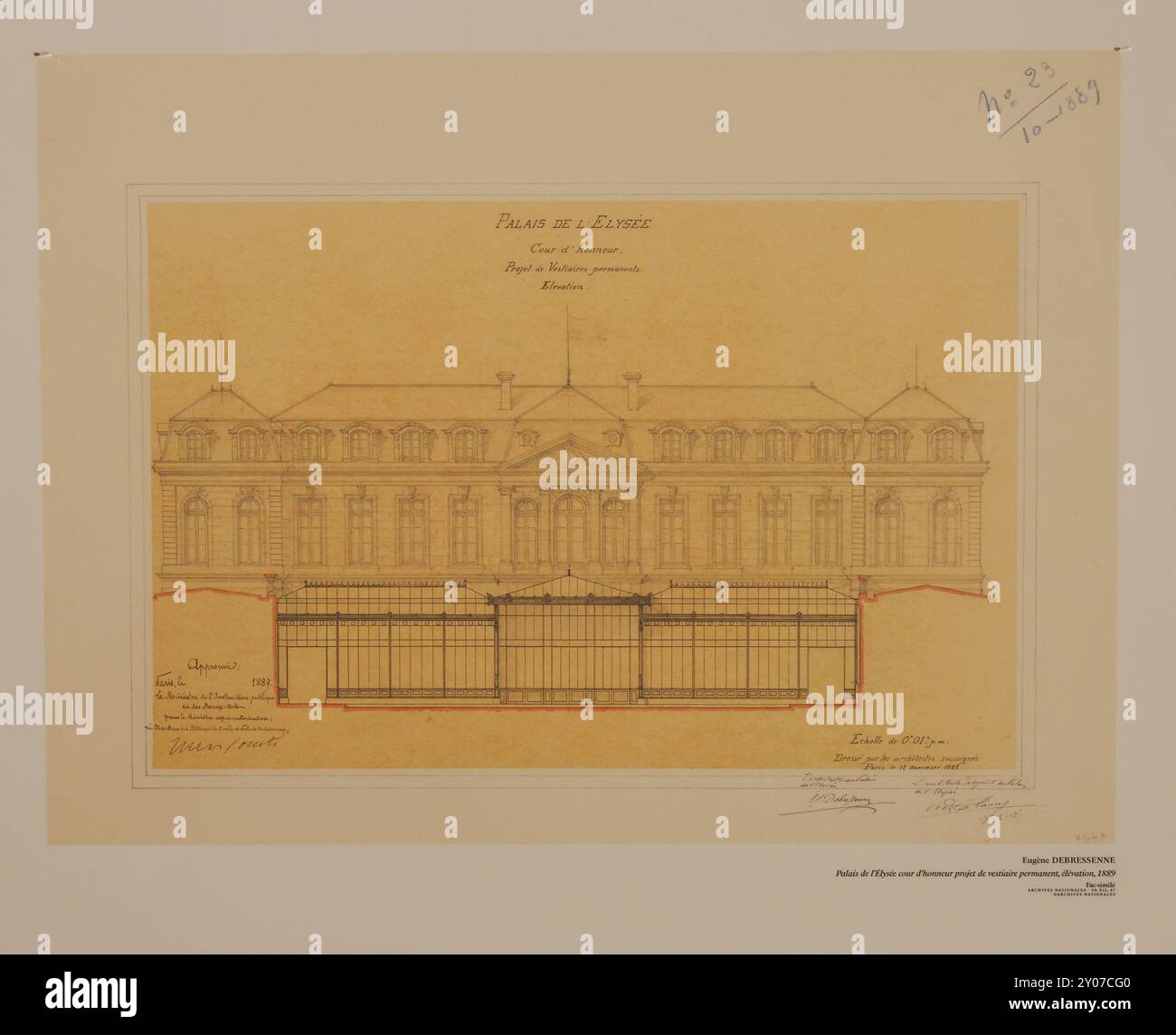 LA MAISON ELYSÉE MAISON MUSÉE Banque D'Images