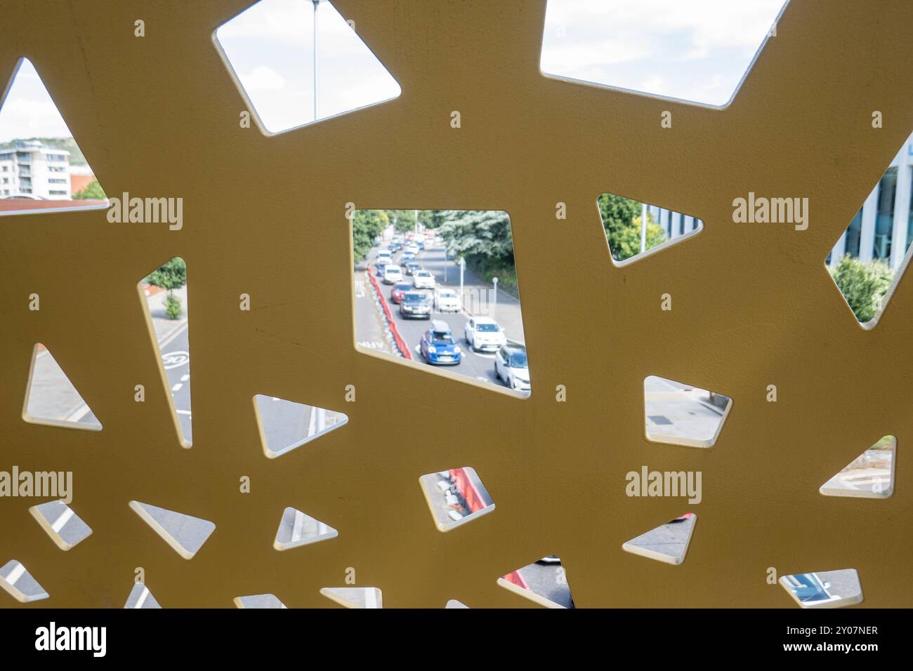 Gateway Bridge, Copr Bay, Swansea Banque D'Images