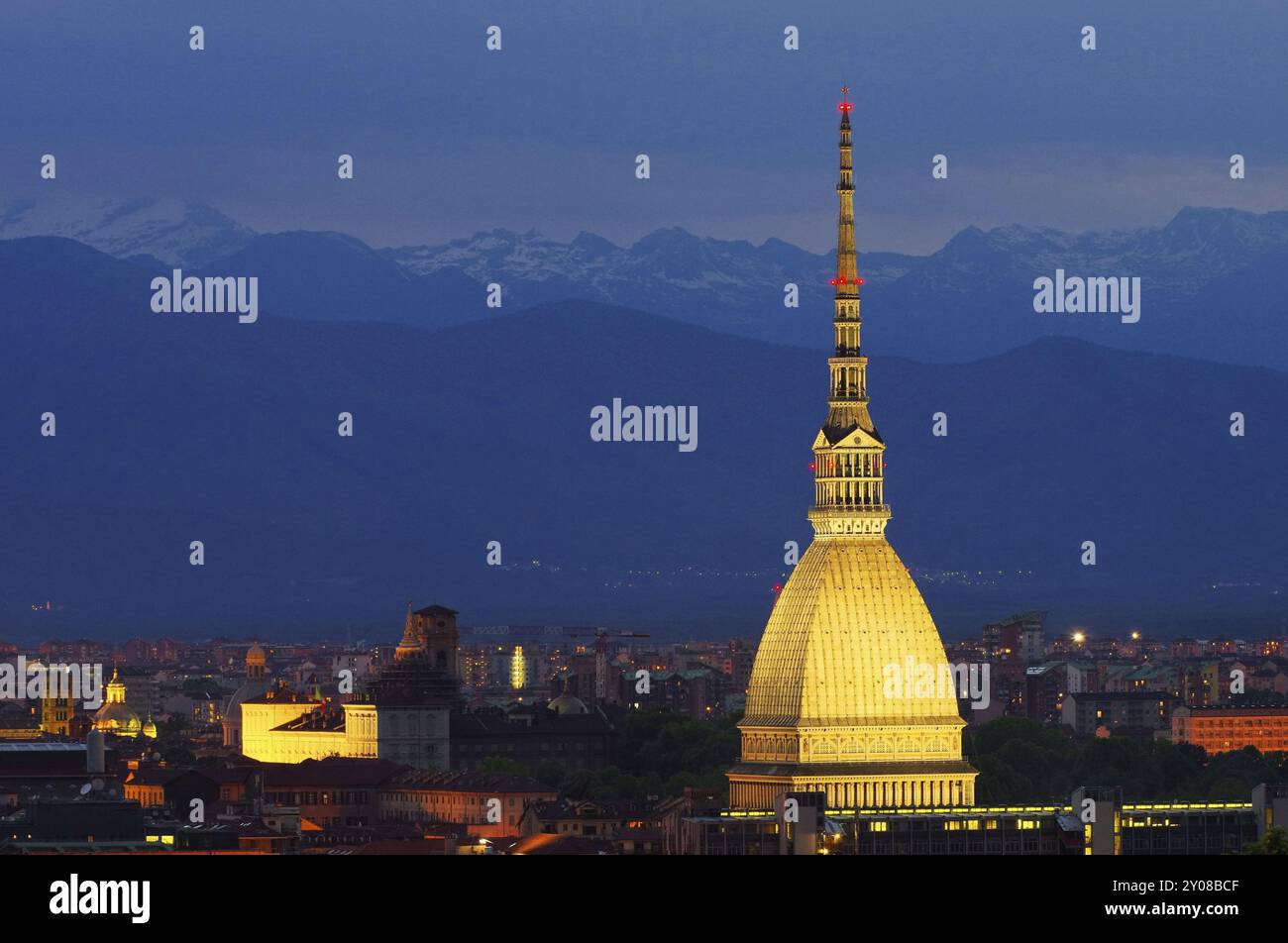 Mole Antonelliana Turin 01 Banque D'Images