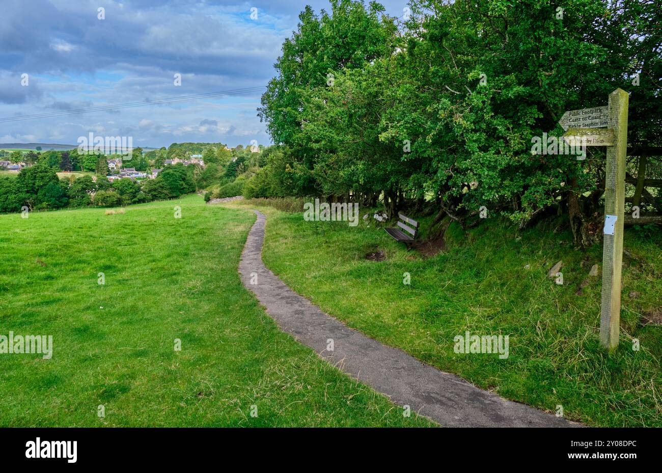 Sentier Coast to Coast vers Kirkby Stephen, Cumbria Banque D'Images