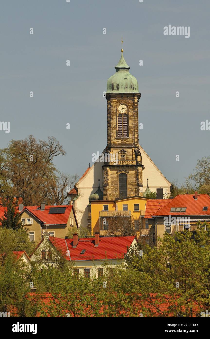 Château de Stolpen en Saxe, au printemps Banque D'Images