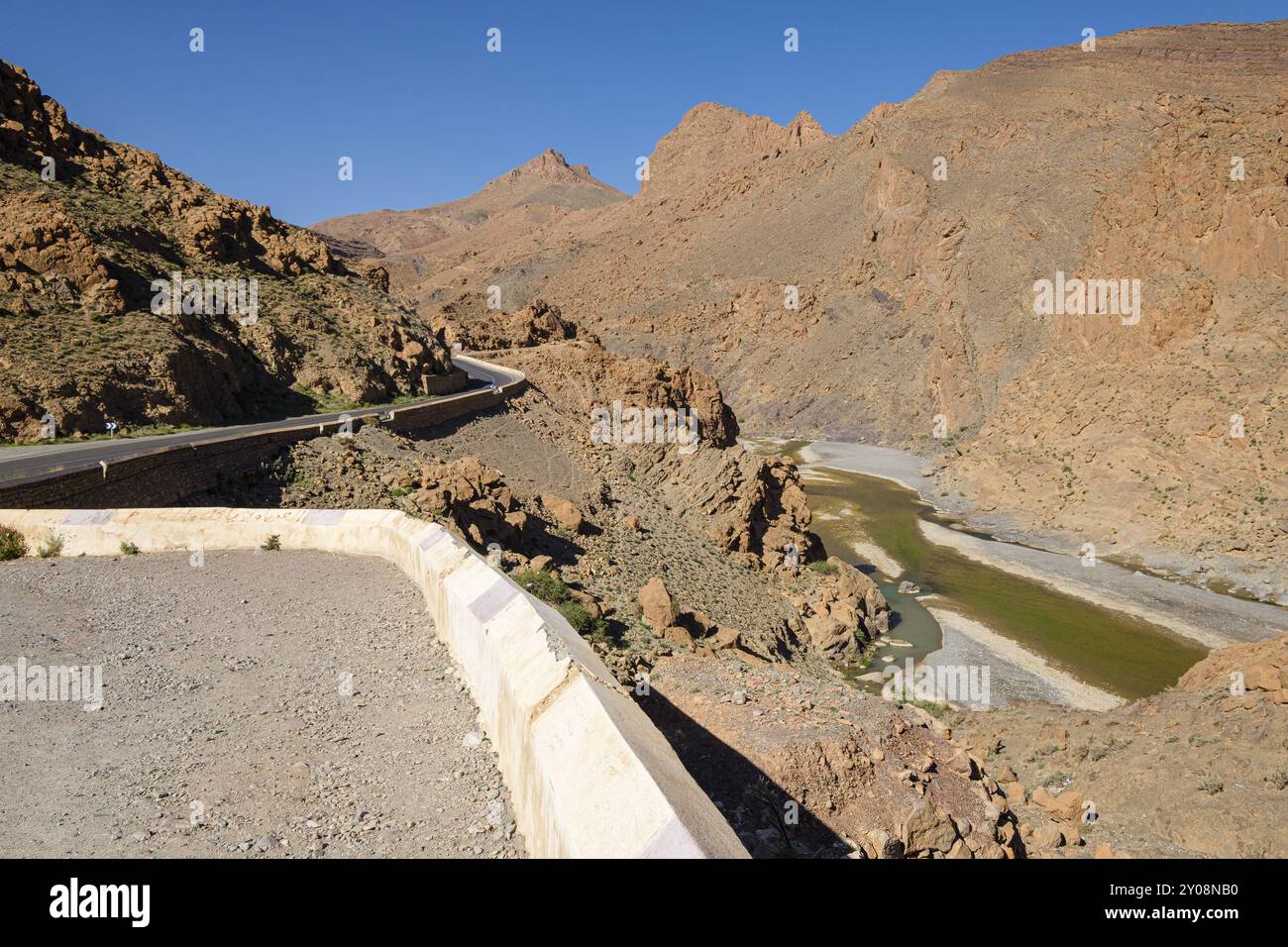 Gorges de Ziz, vallée de la rivière de Ziz, Maroc, Afrique Banque D'Images