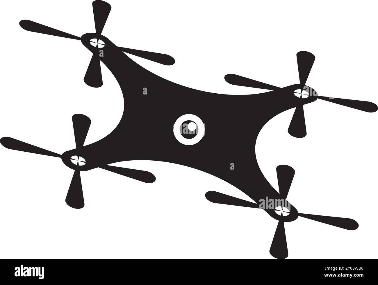 drone illustration icône élément logo design Illustration de Vecteur