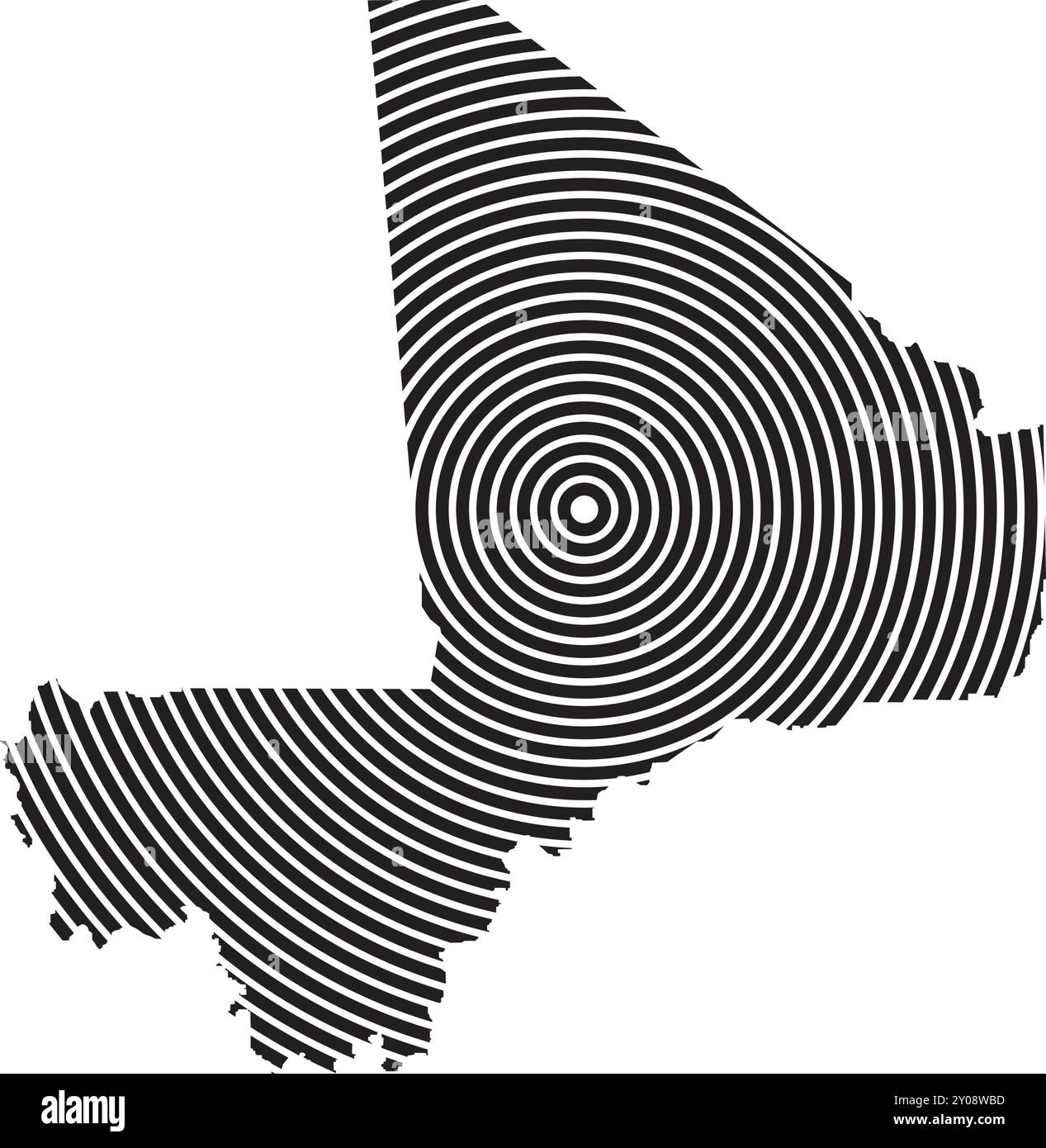 Mali icône d'illustration de carte conception d'élément Illustration de Vecteur