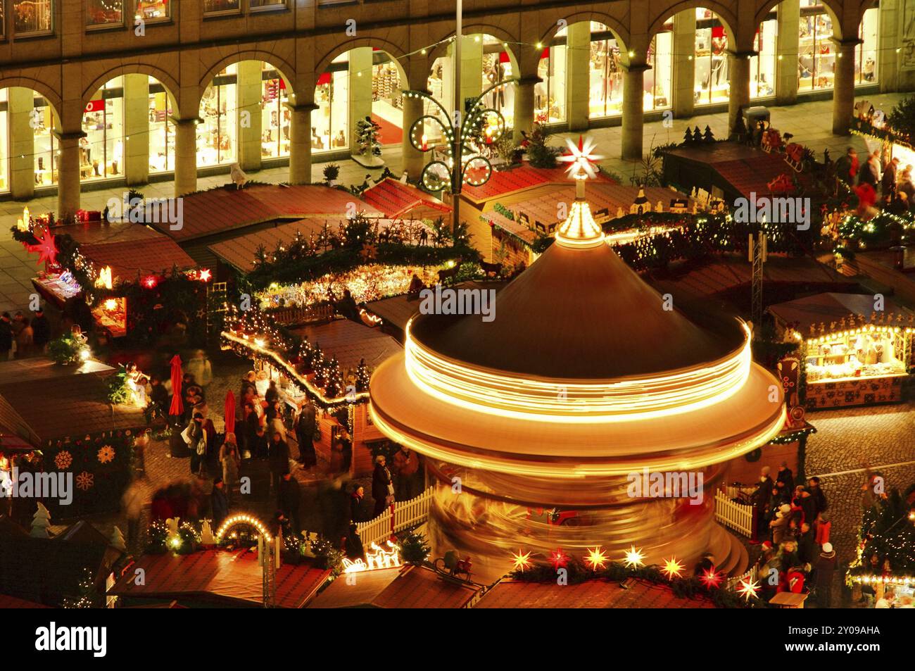 Marché de Noël de Dresde, marché de noël de Dresde 23 Banque D'Images