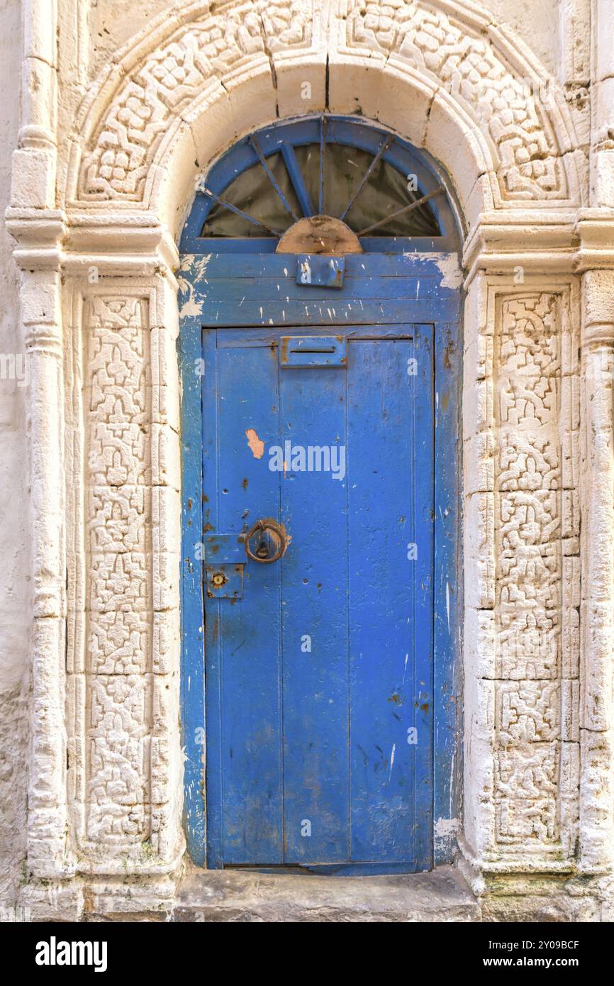 Ancienne porte d'entrée au Maroc, l'Afrique du Nord Banque D'Images