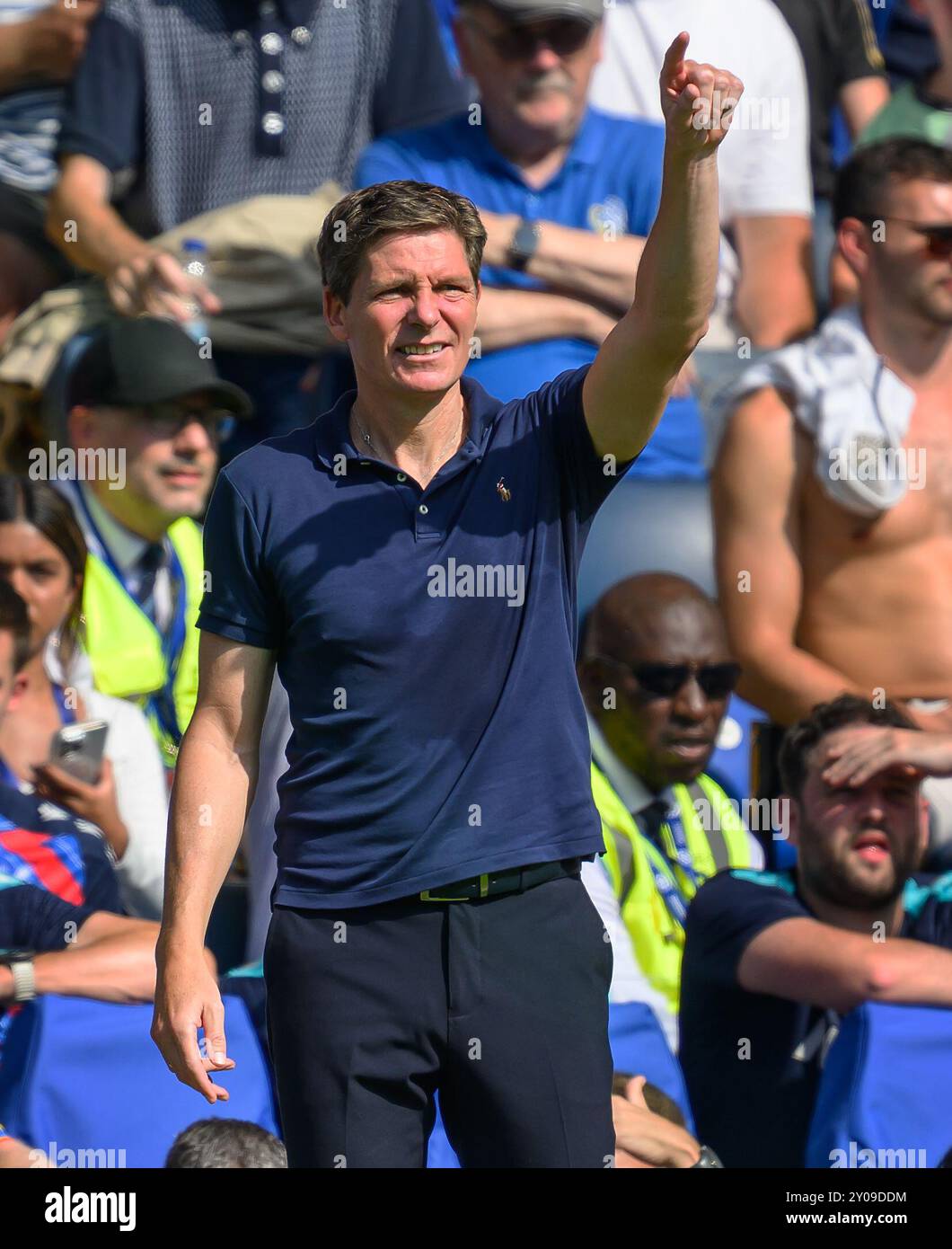 Londres, Royaume-Uni - 01 septembre 2024 - Chelsea v Crystal Palace - premier League - Stamford Bridge. Oliver Glasner, directeur du Crystal Palace. Crédit photo : Mark pain / Alamy Live News Banque D'Images