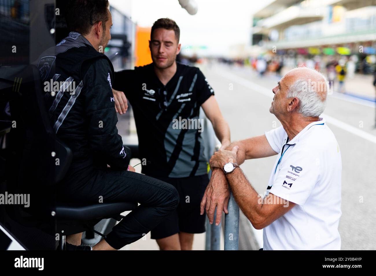 FINOT Jean-Marc (fra), Directeur de Stellantis Motorsport, ligne d'arrivée portrait, arrivee, lors de la Lone Star Star le Mans 2024, 6ème manche du Championnat du monde d'Endurance FIA 2024, du 30 août au 1er septembre 2024 sur le circuit des Amériques à Austin, Texas, États-Unis d'Amérique - photo Joao Filipe/DPPI crédit : DPPI Media/Alamy Live News Banque D'Images