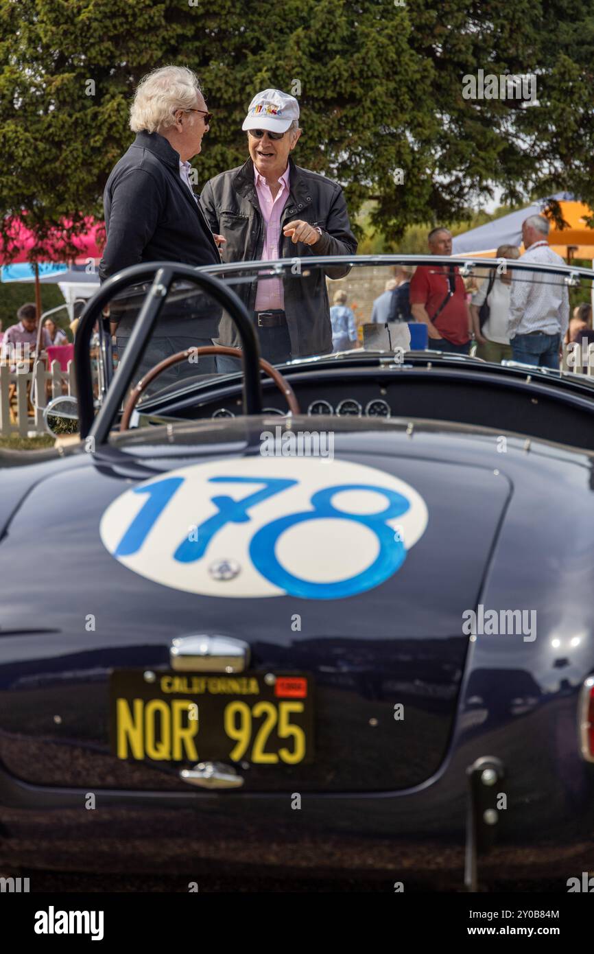 Visiteurs du concours d'élégance 2024 Talk Cars Banque D'Images
