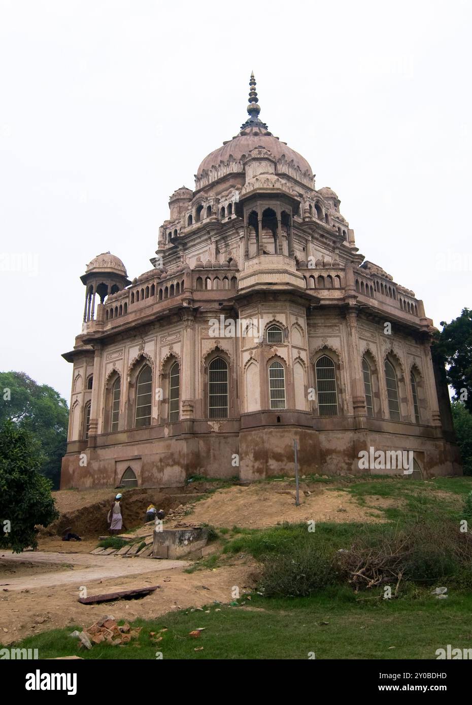 Tombe de Mushir Zadi à Lucknow, Inde. Banque D'Images