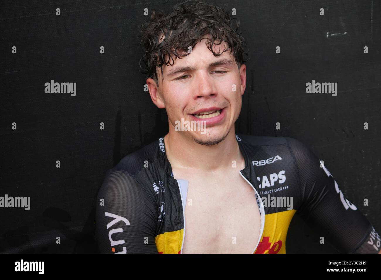 Geraardsbergen, Belgique. 01 Sep, 2024. DE LIE Arnaud de Lotto Dstny lors du Renewi Tour 2024, étape 5, Menen - Geraardsbergen le 1er septembre 2024 à Geraardsbergen, Belgique - photo Laurent Lairys/DPPI crédit : DPPI Media/Alamy Live News Banque D'Images