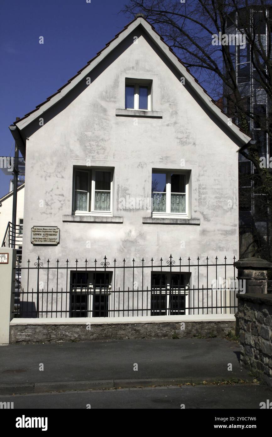 Altenbernd maison de la mort à Detmold Banque D'Images