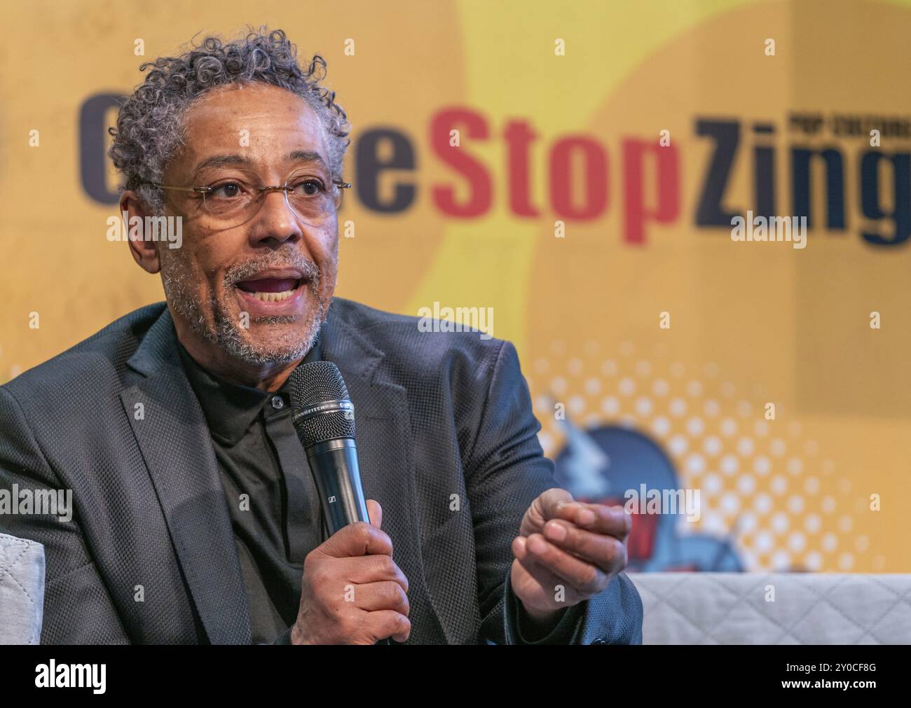 DORTMUND, ALLEMAGNE, 8 décembre 2019 : Giancarlo Esposito (*1958, acteur américain de cinéma et de télévision, Breaking Bad, Better Call Saul, The Mandalorian) Banque D'Images