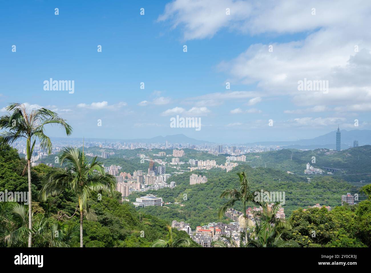 Vue panoramique de la ville de Taipei à Taiwan Banque D'Images