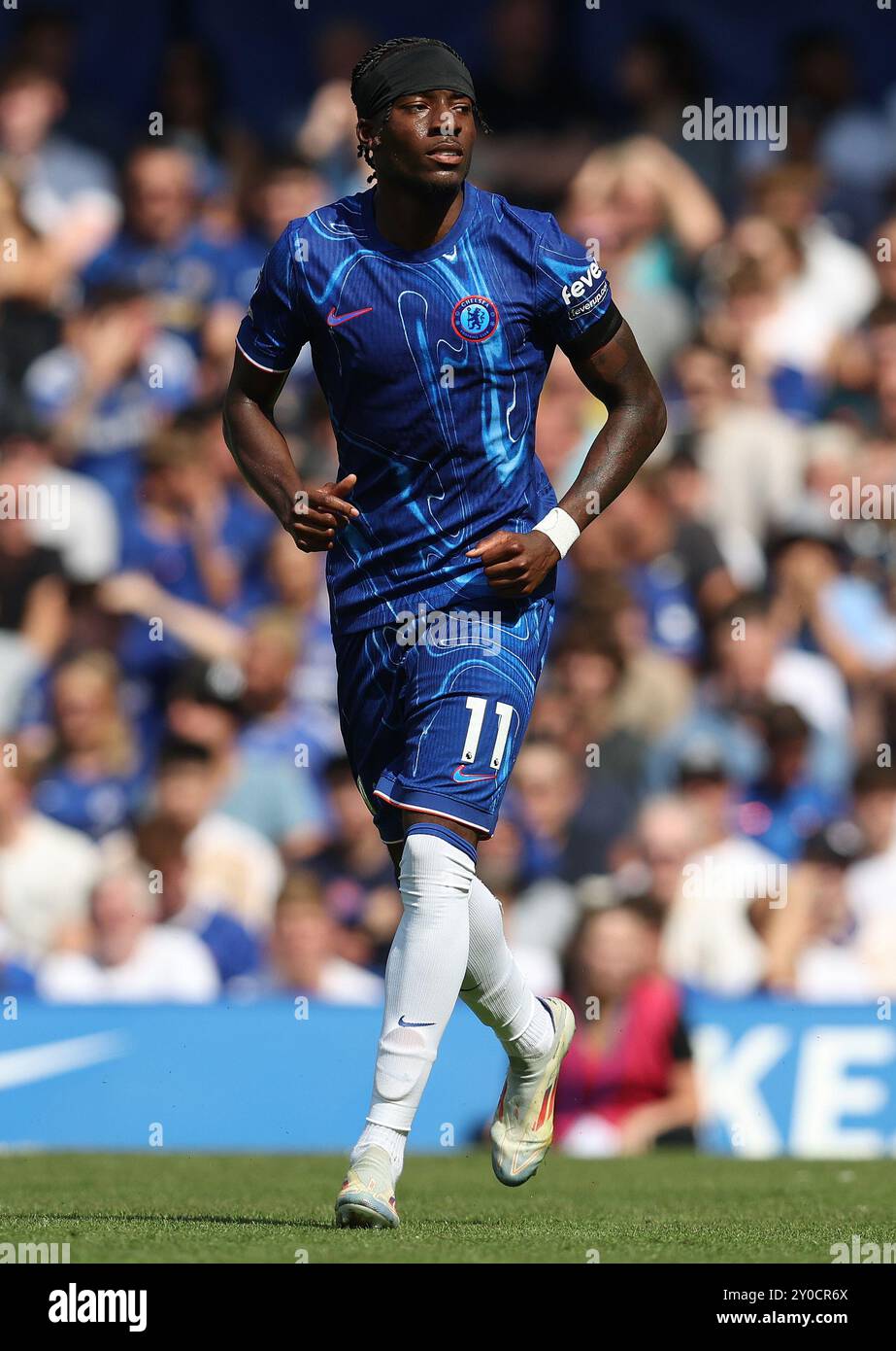Londres, Royaume-Uni. 1er septembre 2024. Noni Madueke de Chelsea lors du match de premier League à Stamford Bridge, Londres. Le crédit photo devrait se lire : Paul Terry/Sportimage crédit : Sportimage Ltd/Alamy Live News Banque D'Images