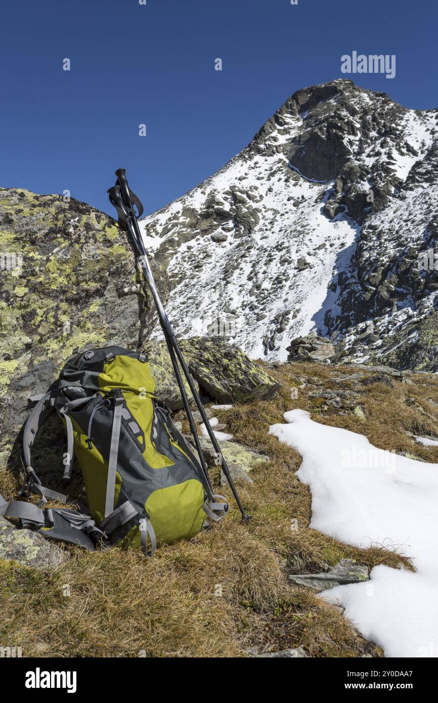 La randonnée dans le Tyrol du Sud, l'Moosstock dans l'HG Banque D'Images