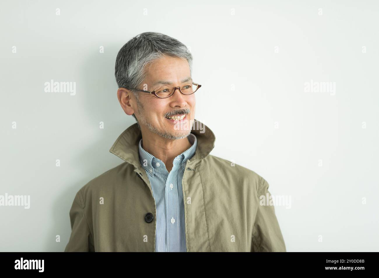 Homme japonais âgé Banque D'Images