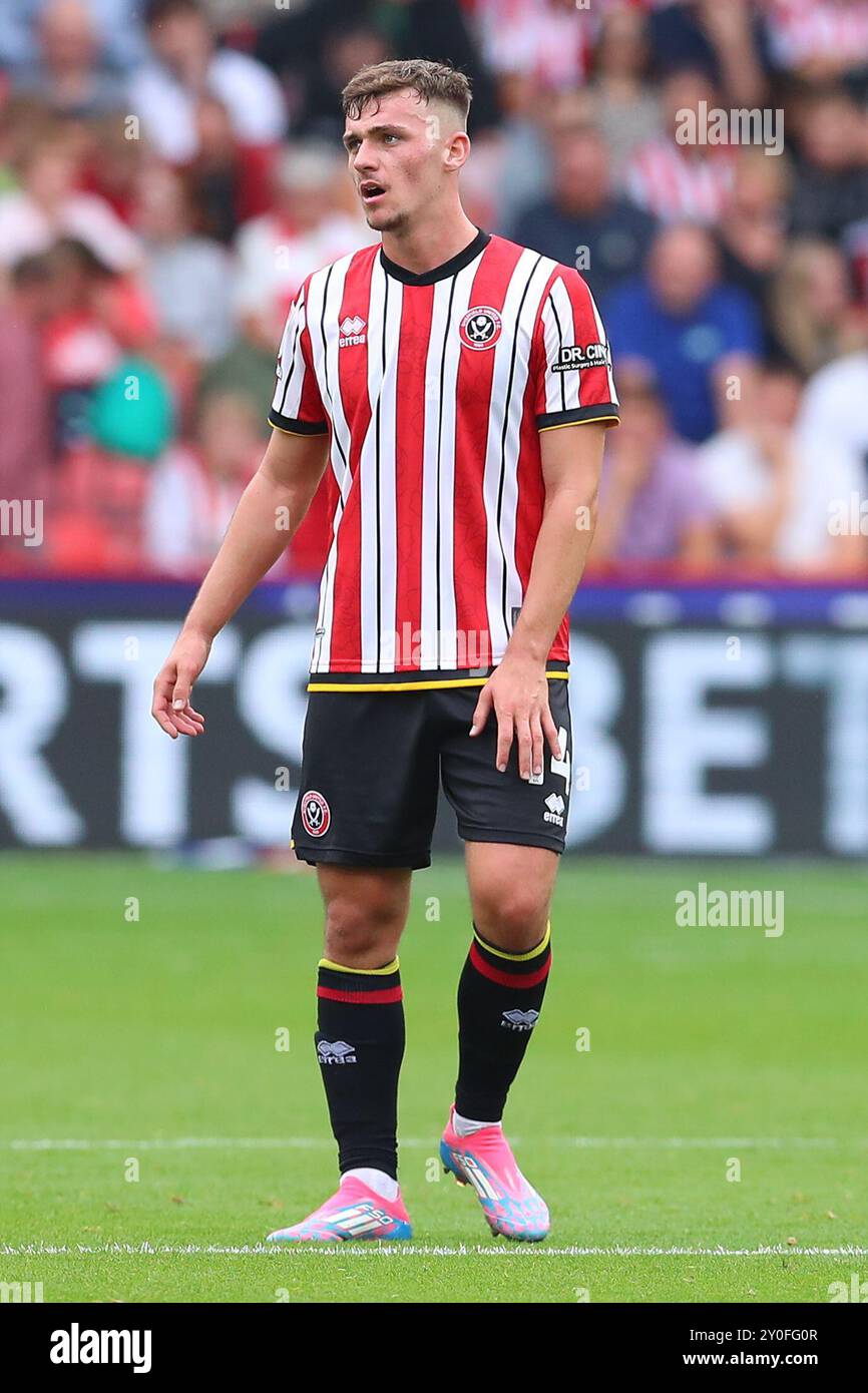 Sheffield, Royaume-Uni. 01 Sep, 2024. Harrison Burrows de Sheffield United lors du Sheffield United FC vs Watford FC SKY Bet EFL Championship match à Bramall Lane, Sheffield, Angleterre, Royaume-Uni le 1er septembre 2024 Credit : Every second Media/Alamy Live News Banque D'Images