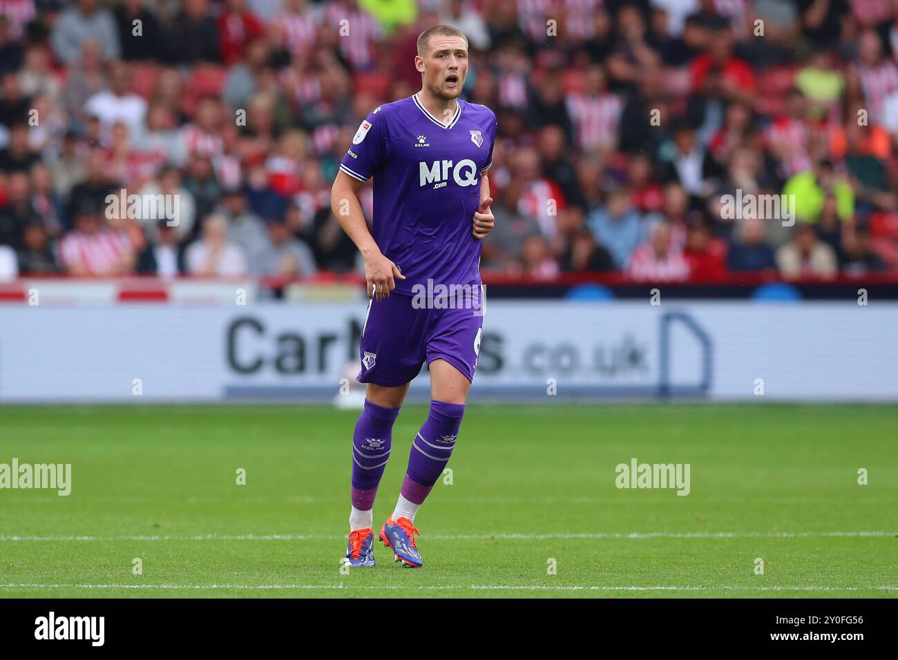 Mattie Pollock de Watford lors du Sheffield United FC vs Watford FC SKY Bet EFL Championship match à Bramall Lane, Sheffield, Angleterre, Royaume-Uni le 1er septembre 2024 Banque D'Images