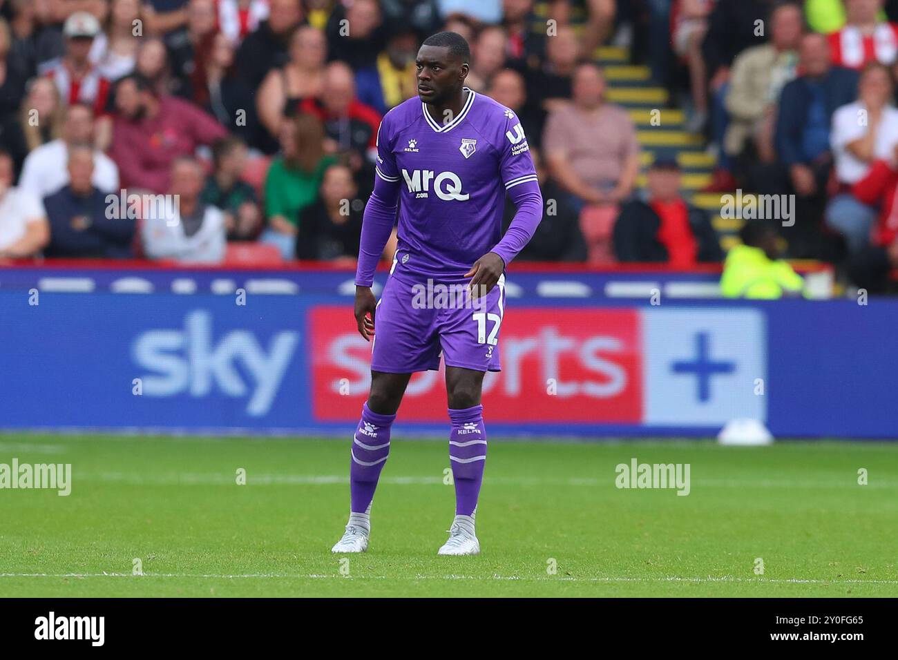 Moussa Sissoko de Watford lors du Sheffield United FC vs Watford FC SKY Bet EFL Championship match à Bramall Lane, Sheffield, Angleterre, Royaume-Uni le 1er septembre 2024 Banque D'Images