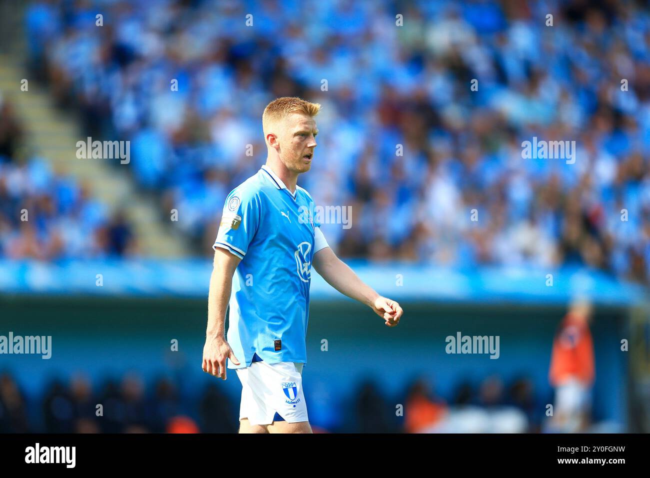 Malmo, Suède. 01 septembre 2024. Anders Christiansen (10 ans) de Malmo FF vu lors du match Allsvenskan entre Malmo FF et Djurgaarden à Eleda Stadion à Malmoe. Banque D'Images