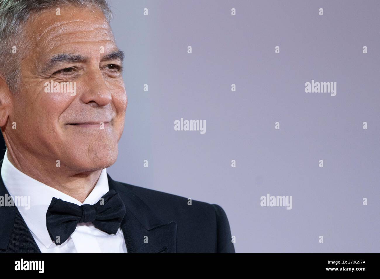 Lido di Venezia, Italie, 01 septembre 2024 - George Clooney assiste au tapis rouge du Festival du film de Venise à 81°. Crédits : Luigi de Pompeis / Alamy Live News Banque D'Images