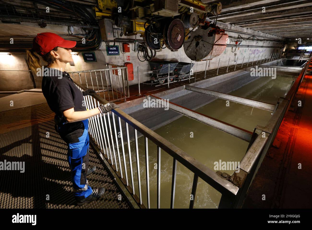 LE MUSÉE DES ÉGOUTS DE PARIS Banque D'Images